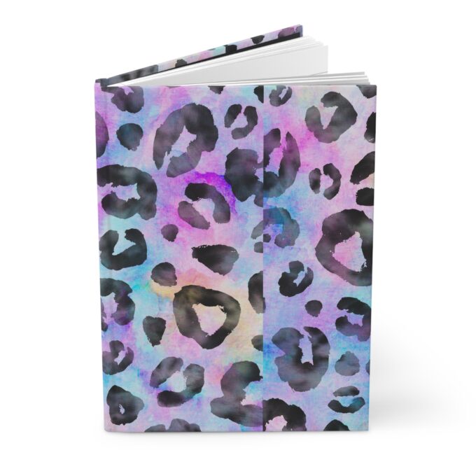 Leopard print journal Stylish hardcover notebook Premium writing journal Matte finish notebook