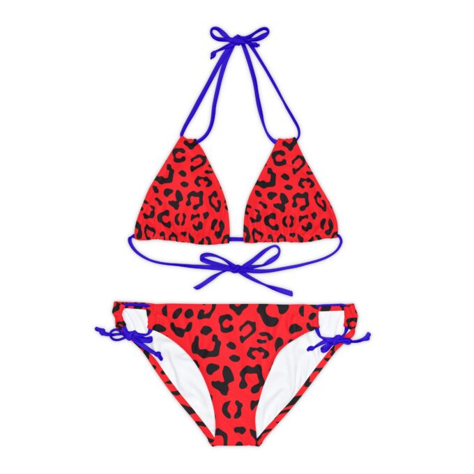 Leopard Women’s Strappy Bikini Set – Bold & Stylish Swimwear - Image 12