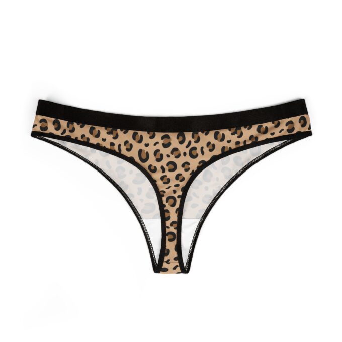 Leopard Women’s Thongs – Bold and Seamless Comfort - Image 2