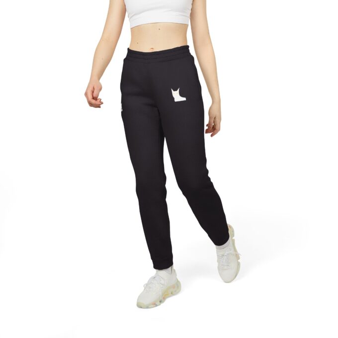 Black Cat adidas Fleece Joggers – Unisex Comfort & Style - Image 11