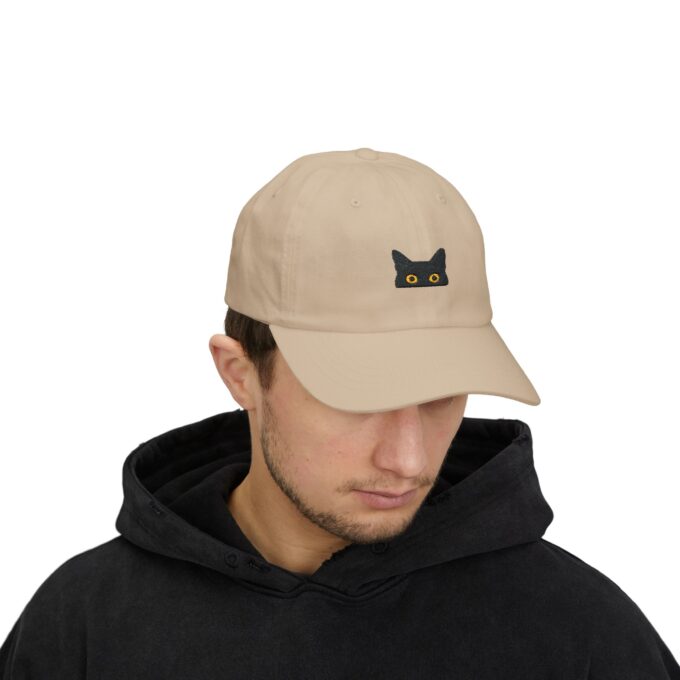 Black Cat Classic Cap – Adjustable, Stylish & Durable - Image 5