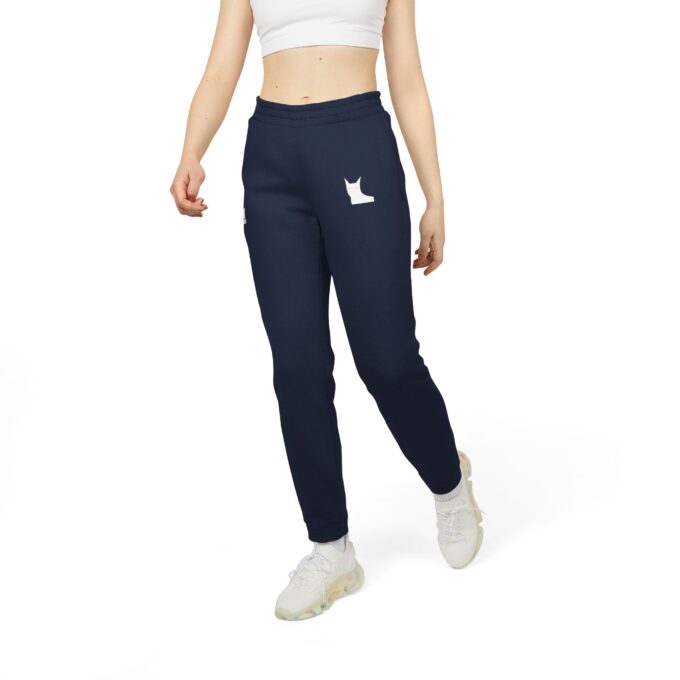 Black Cat adidas Fleece Joggers – Unisex Comfort & Style - Image 8