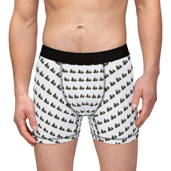 Gothic Cat Christmas Men’s Boxers – Perfect Gift for Cat Lovers - Image 4