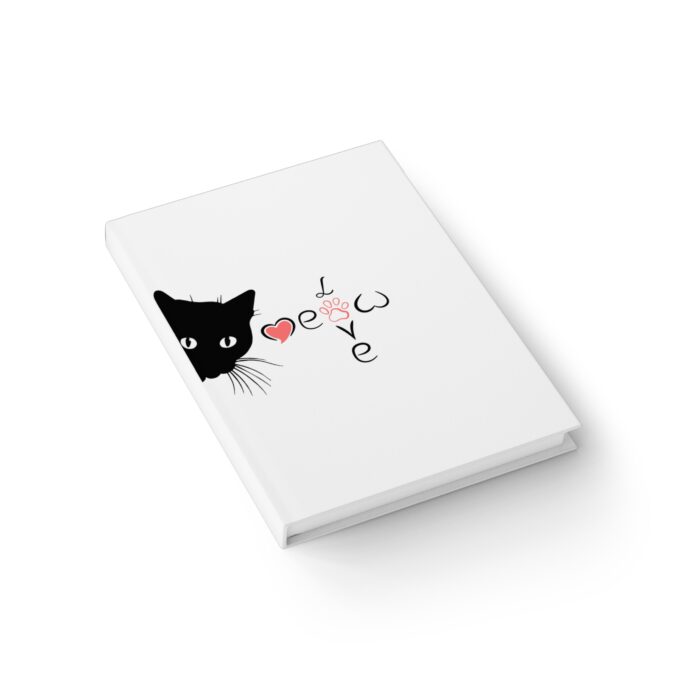 Black Cat Valentine Journal – Ruled-Line Notebook - Image 3