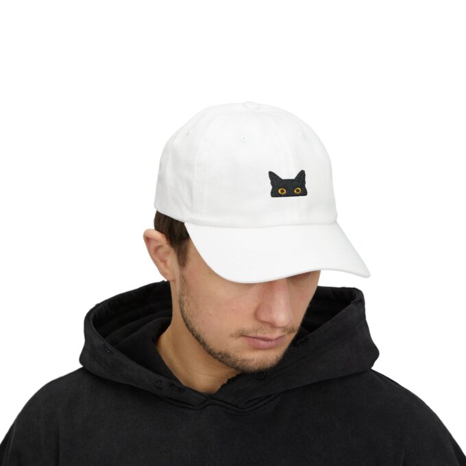 Black Cat Classic Cap – Adjustable, Stylish & Durable - Image 3