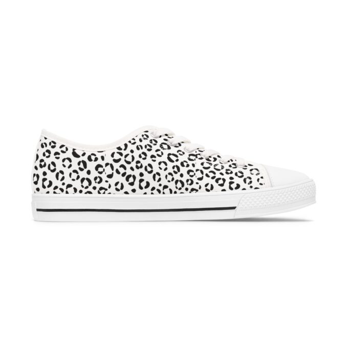 Leopard Women's Low Top Sneakers – Stylish & Comfortable - Image 3