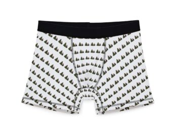 Gothic Christmas boxers Black cat holiday boxers Christmas gift for cat lovers Men’s gothic cat boxers Festive holiday boxers