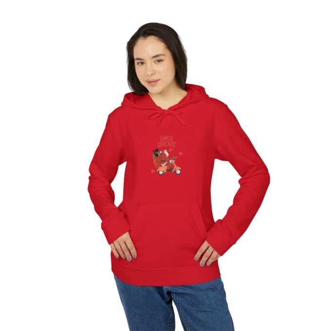 Gothic Cat Christmas adidas Hoodie – adidas Fleece Comfort - Image 12