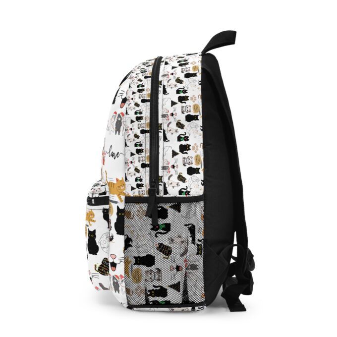 Black Cat Backpack – Stylish & Spacious Everyday Bag - Image 3