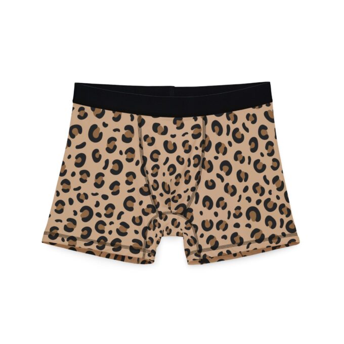 Leopard men’s boxers Men’s leopard print underwear Stylish men’s boxers Comfortable men’s boxer shorts