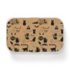 Gothic bento lunch box Christmas lunch box Holiday bento box Unique lunch container Gothic cat food storage