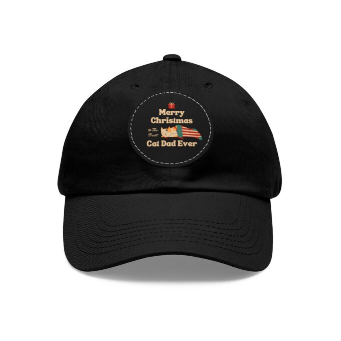 Gothic Cat Christmas Dad Hat - Unique Cat Lover Gift - Image 9