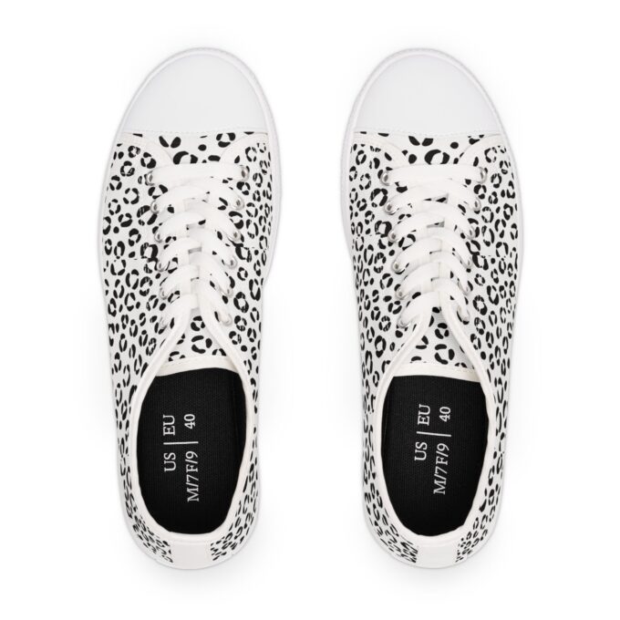 Leopard Women's Low Top Sneakers – Stylish & Comfortable - Image 6