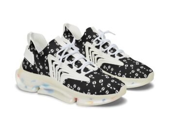 Black cat women’s sneakers Mesh sneakers for women Lightweight casual shoes Comfortable women’s footwear