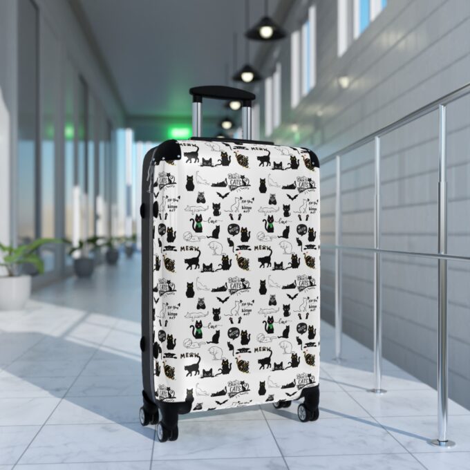 Black Cat Suitcase – Stylish & Durable Travel Gear - Image 11