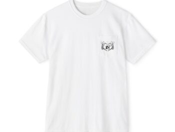 Gothic Valentine’s Day t-shirt Garment-dyed pocket t-shirt Unisex gothic fashion Cotton pocket t-shirt