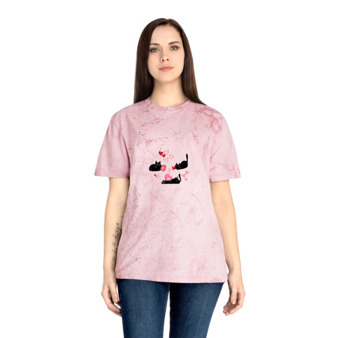 Gothic Cat Valentine Color Blast T-Shirt - Image 18