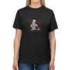 Gothic Cat Valentine Day Unisex Triblend Tee - Image 6