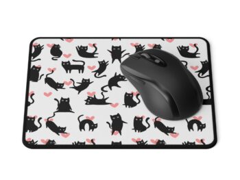 Gothic gaming mouse pad Holiday-themed desk accessories Non-slip gaming mouse pad Unique Christmas mouse pad