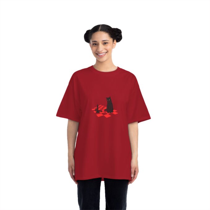 Gothic Cat Valentine Beefy Short-Sleeve Tee - Image 14