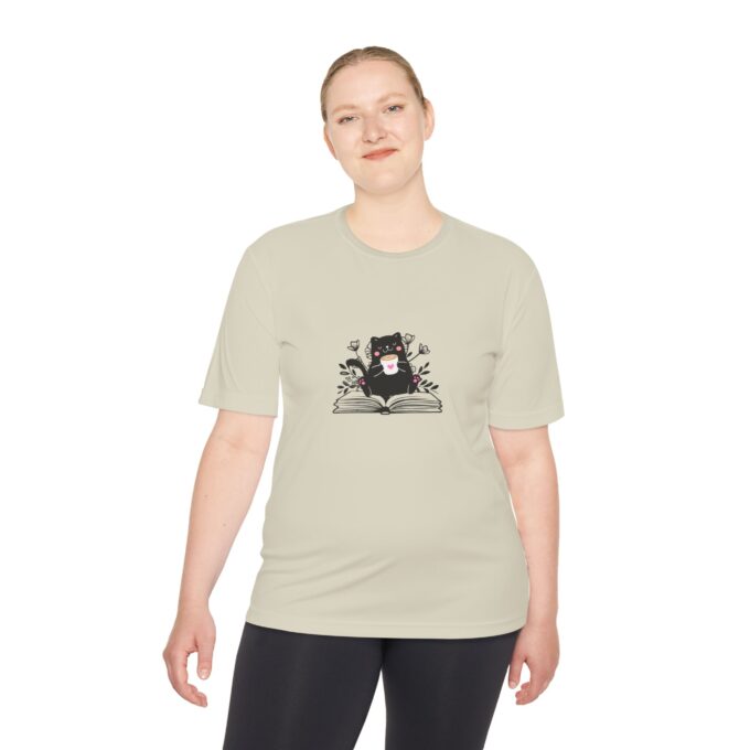 Gothic Cat Valentine Moisture-Wicking Tee – Stylish Comfort - Image 8