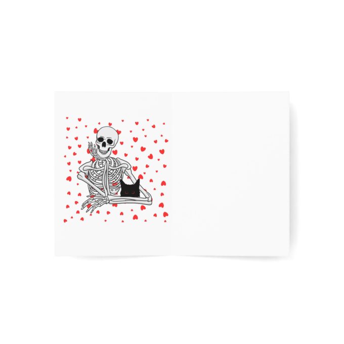 Gothic Cat Christmas Greeting Cards – Festive Elegance - Image 6