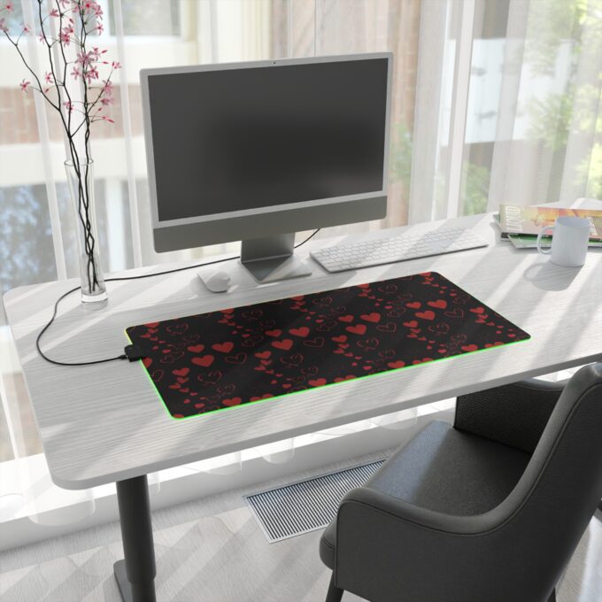 LED Heart Gaming Mouse Pad - Perfect for Gamers & Valentine's Day - Image 11