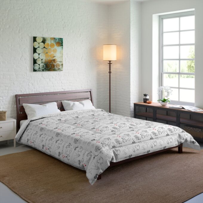 Romantic Valentine’s Day Comforter – Soft & Cozy Bedding - Image 4