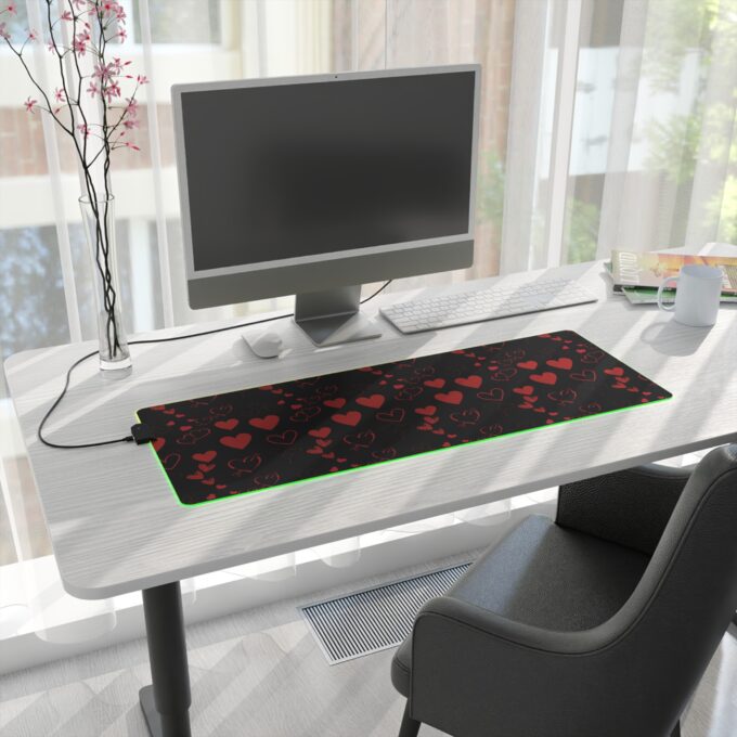 LED Heart Gaming Mouse Pad - Perfect for Gamers & Valentine's Day - Image 16