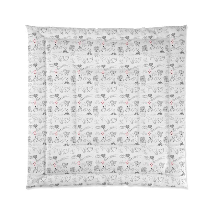 Romantic Valentine’s Day Comforter – Soft & Cozy Bedding - Image 3