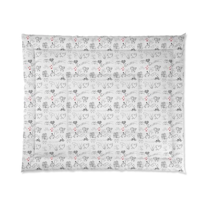 Romantic Valentine’s Day Comforter – Soft & Cozy Bedding - Image 5