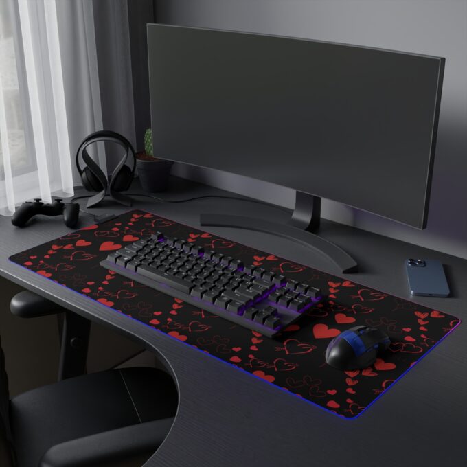LED Heart Gaming Mouse Pad - Perfect for Gamers & Valentine's Day - Image 21
