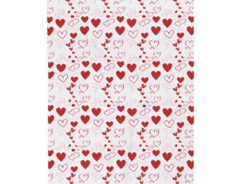 Valentine’s Day toile blanket Love-themed throw blanket Cozy anniversary gift Romantic home decor