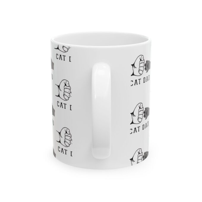 Cat Dad Ceramic Mug - Image 2