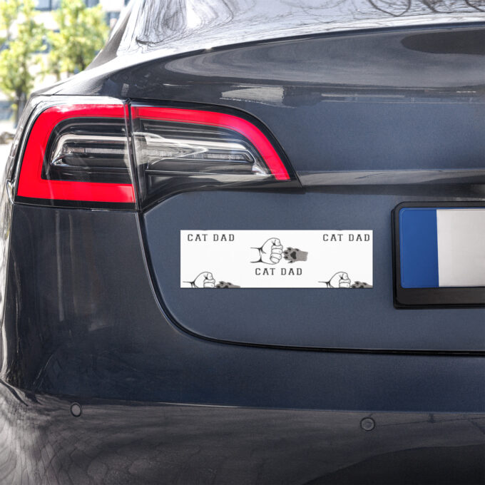 CAT DAD Car magnets - Image 3