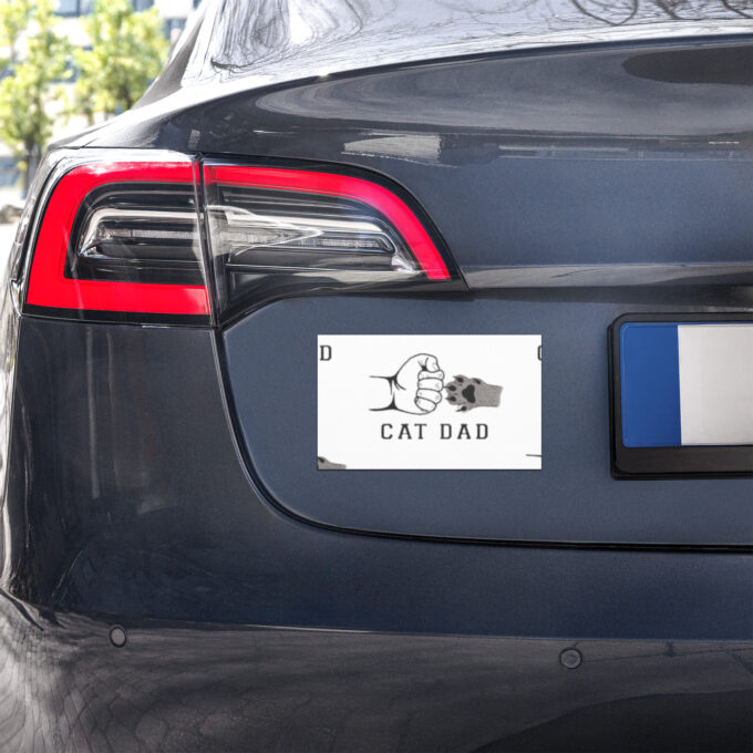 CAT DAD Car magnets