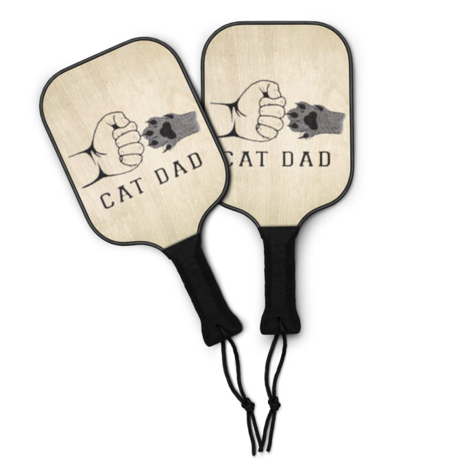 Cat Dad Pickleball paddle set - Image 2