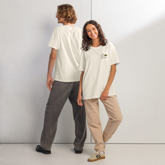 Cat Dad Unisex oversized shirt