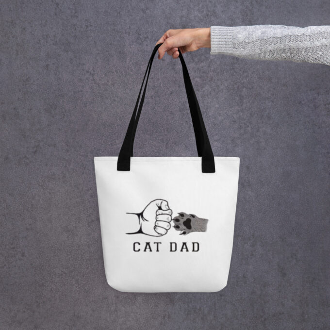 CAT DAD Tote bag