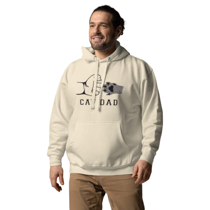 CAT DAD Unisex Hoodie - Image 6