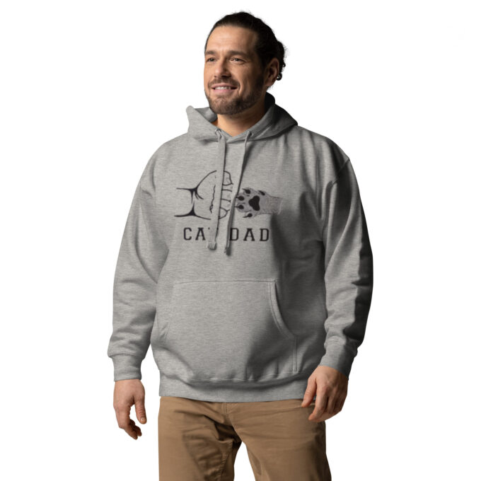 CAT DAD Unisex Hoodie - Image 3