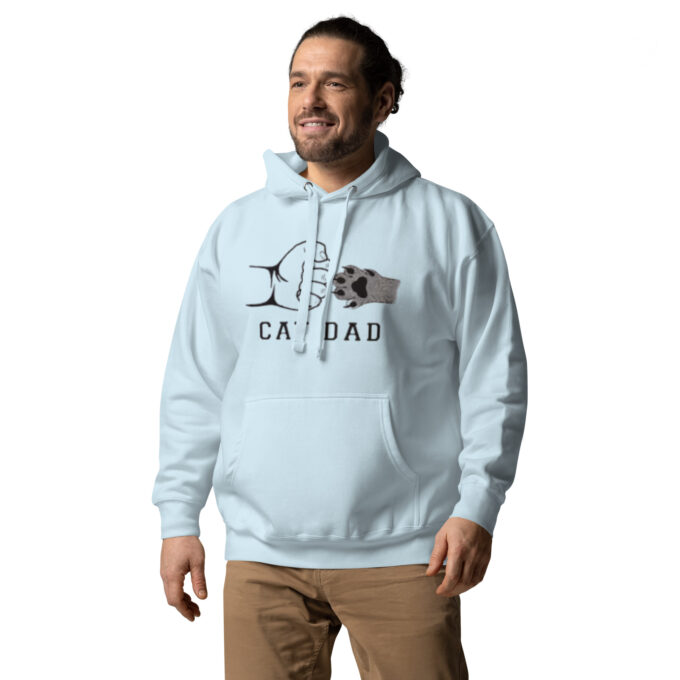 CAT DAD Unisex Hoodie - Image 4