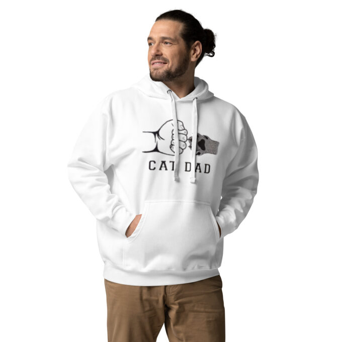 CAT DAD Unisex Hoodie - Image 7
