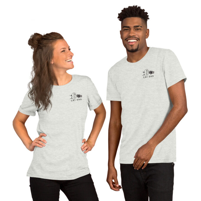 CAT DAD Unisex t-shirt - Image 2