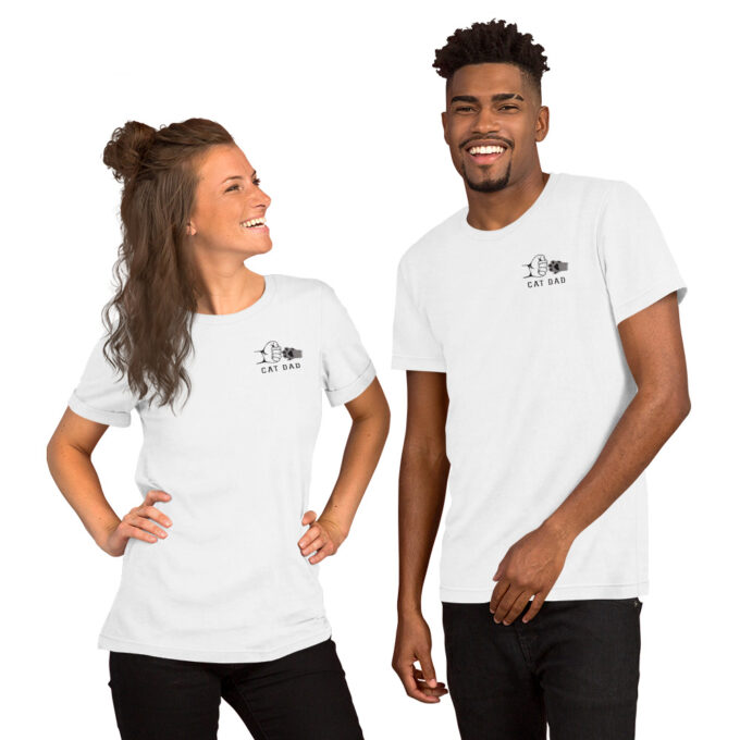 CAT DAD Unisex t-shirt - Image 5